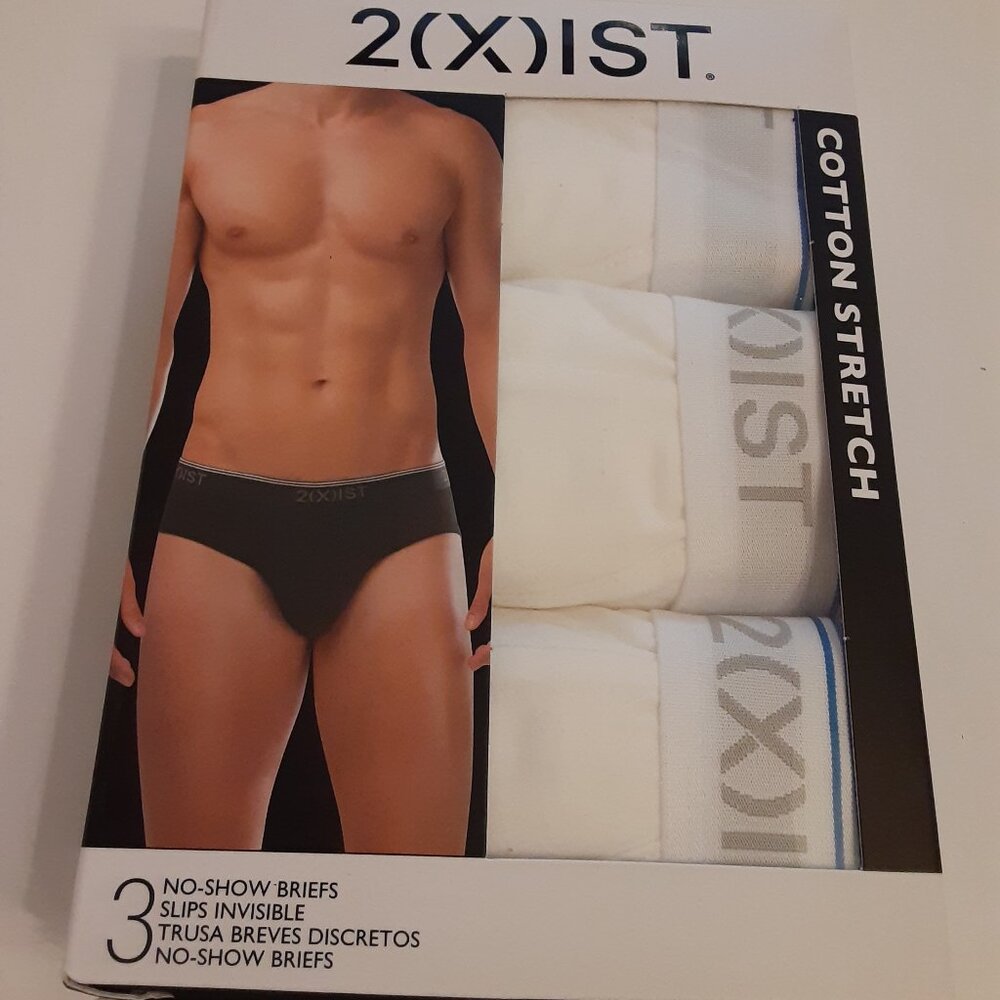 2xist white cotton briefs
